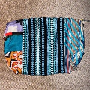 Johnny Was Pouch/Makeup bag, this is a genuine Johnny Was pouch